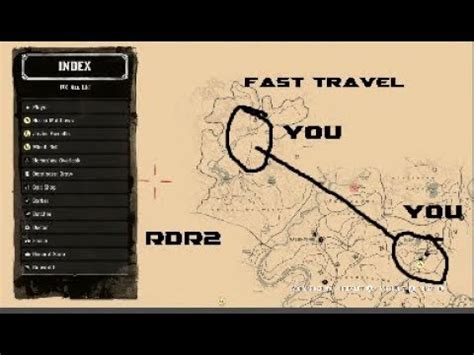 RDR2 - How to Activate Fast Travel !!!!! - YouTube