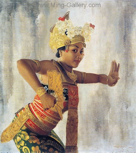 BAT0005 - Traditional Balinese Art Painting | Bali painting ...