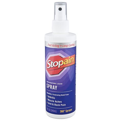 Stopain Pain Relieving Spray | Walgreens