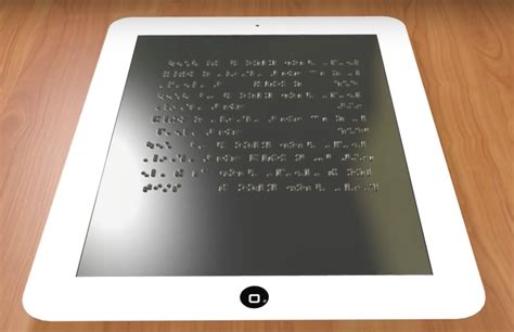 Refreshable braille displays could allow the blind to read graphics - Liliputing