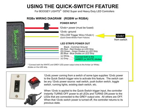 Boogey Lights Quick-Switch Wiring Diagram