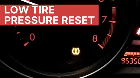 Toyota tire pressure sensor reset