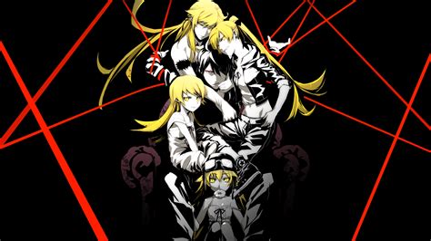 Wallpaper : illustration, Monogatari Series, Oshino Shinobu, Araragi ...