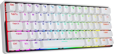 KEMOVE Snowfox 60% Mechanische Gaming-Tastatur Bluetooth 5.1 Kabellos/Verkabelte 61 Tasten ...