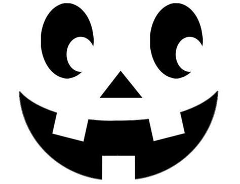 Free Printable easy funny jack o lantern face stencils patterns | Funny Halloween … | Pumpkin ...