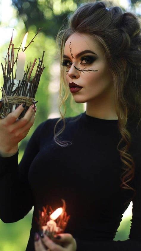 Pagan Makeup, Viking Makeup, Witchy Makeup, Halloween Makeup Witch, Halloween Makeup Tutorial ...