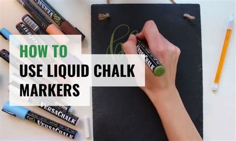 How to Use Liquid Chalk Markers? - A Beginner’s Guide