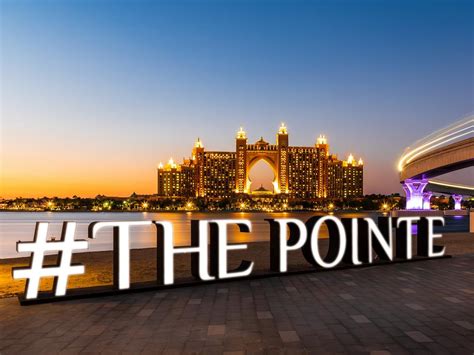 The Pointe Dubai ist eine Promenade auf der Insel The Palm Jumeirah