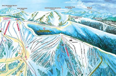 Arapahoe Basin Trail Map | Ski Trail Map Artist Kevin Mastin