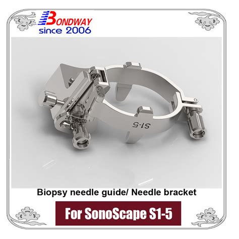 Sonoscape S1-5 Stainless Steel Biopsy Needle Bracket, Reusable Biopsy Needle Guide for Phased ...