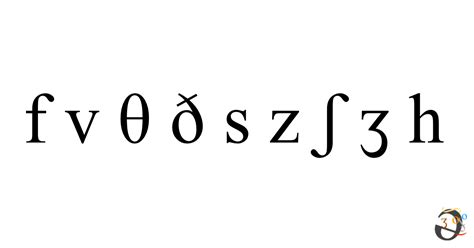 Fricative Consonants