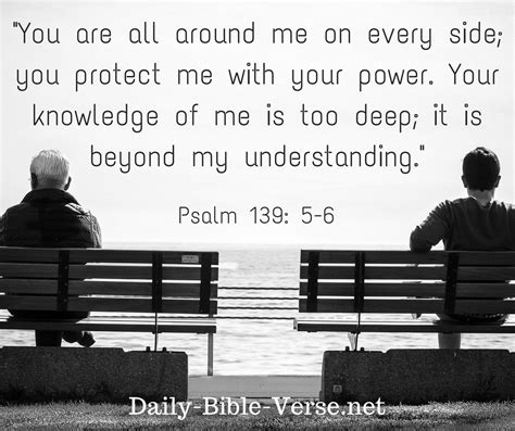 Daily Bible Verse | Psalm 139:5- | Psalm 139:5-6