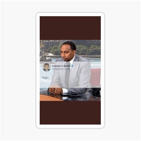 "Stephen a smith meme" Sticker for Sale by NoahPriddy | Redbubble