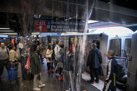 New York under state of emergency after storms flood subways and strand drivers | South China ...