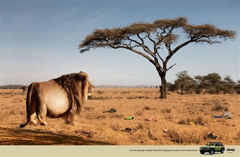 Fat Lion Outdoor Advert For Jeep Wrangler Unlimited By Bbdo Canada ...