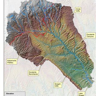 Escalante River watershed showing land status and ownership. | Download Scientific Diagram