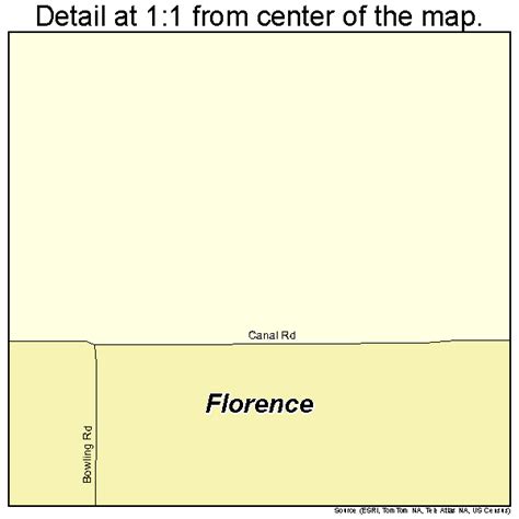 Florence Arizona Street Map 0423760