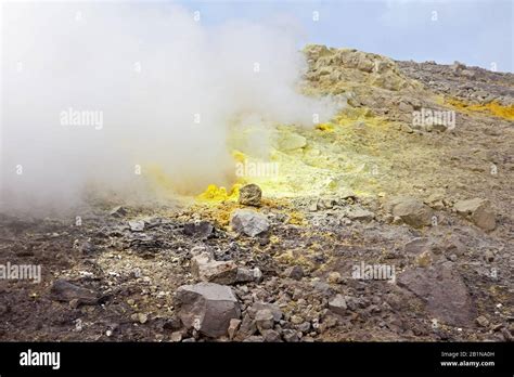 solfatara, Italy, Liparic Islands Stock Photo - Alamy