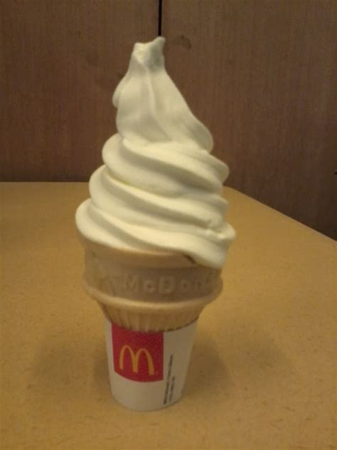 Food And Beverages: McDonald's Sundae Cone