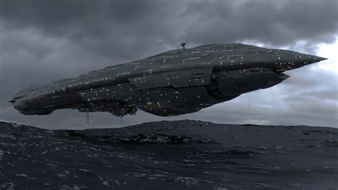 Cruiser Over Mon Calamari by enderianc on DeviantArt