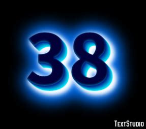 38 Text Effect and Logo Design Number