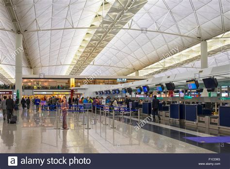 Hong Kong Airport Departures High Resolution Stock Photography and ...