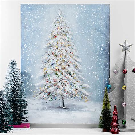 Enchanted Tree Canvas Art Print | Kirklands | Christmas tree painting, Diy christmas paintings ...