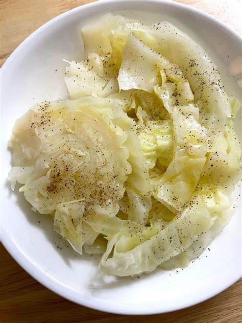 Boiled Cabbage - Seasoned Buttery Tender Cabbage