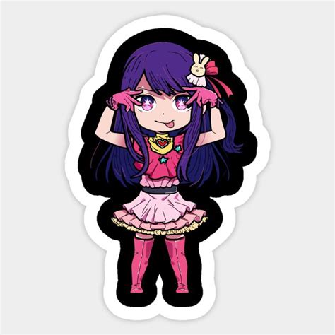 Oshi no Ko - Ai Chibi -- Choose from our vast selection of stickers to match with your favorite ...