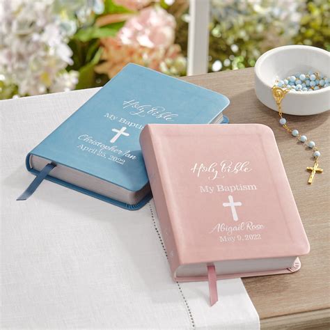 Personalized Baptism Baby Bible Religious Gift for Faith - Etsy