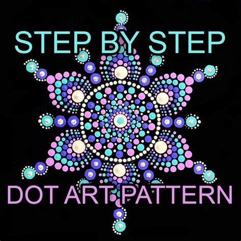 Dot Art Pattern Canvas 4 Downloadable PDF Mandala Dotting Dotting Art Painting Printable Pattern ...