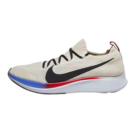 Nike Zoom Fly Flyknit Men's Shoes Light Cream/Black/ 360° View | Running Warehouse