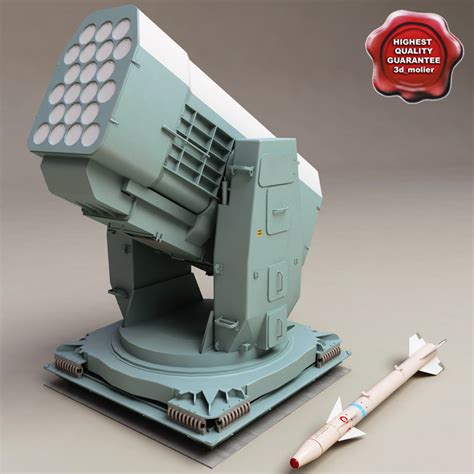 3d model rim-116 rolling airframe missile