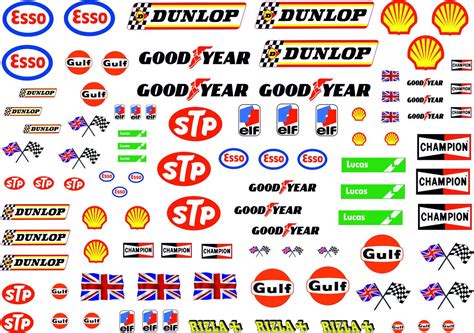 Water Slide Decals Scalextric 1:32 Scale Slot Car Waterslide Transfer Stickers | #1772860708