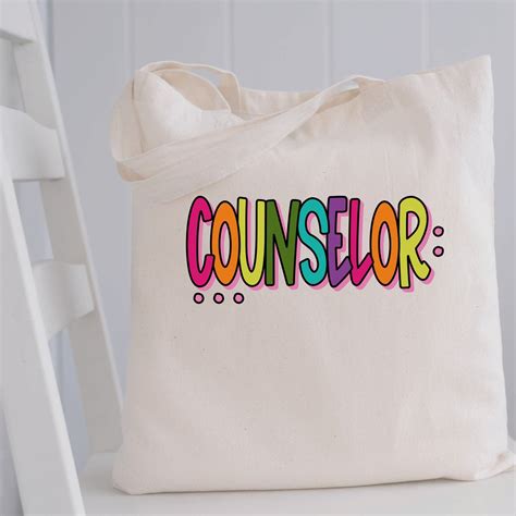 Counselor SVG PNG / School Counselor SVG / Colorful Counselor - Etsy