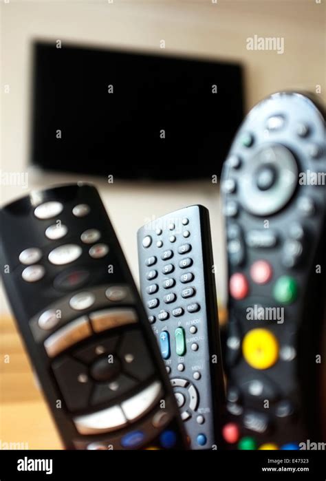 TV remote controls Stock Photo - Alamy