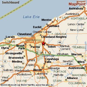 Bedford Heights, Ohio Area Map & More