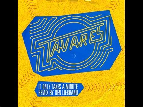 Tavares - It Only Takes A Minute Girl (HQ Audio) - YouTube