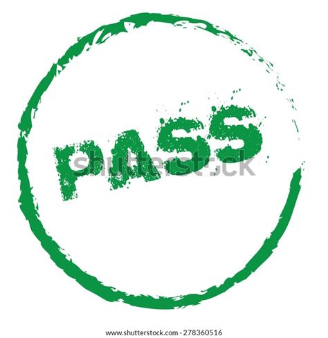 Pass Vector Stamp Stock Vector (Royalty Free) 278360516 | Shutterstock