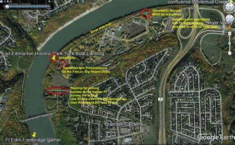 Fort Edmonton Canoe Brigade – Maps & Site Plans | Canadian Voyageur Brigade Society