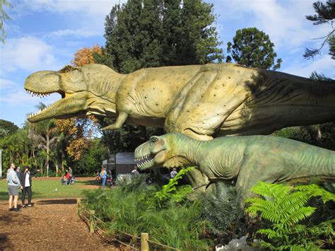 Free Images : monument, statue, jungle, sculpture, herbivorous, tyrannosaurus, dinosaurs ...