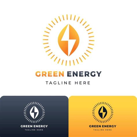 renewable energy logo template design 20313899 Vector Art at Vecteezy