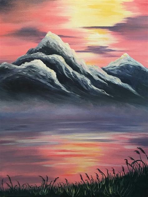 Pin by naina on Art class | Landscape paintings acrylic, Easy landscape paintings, Landscape ...