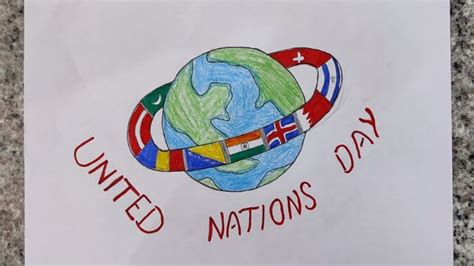 United Nations day drawing 2021 - YouTube