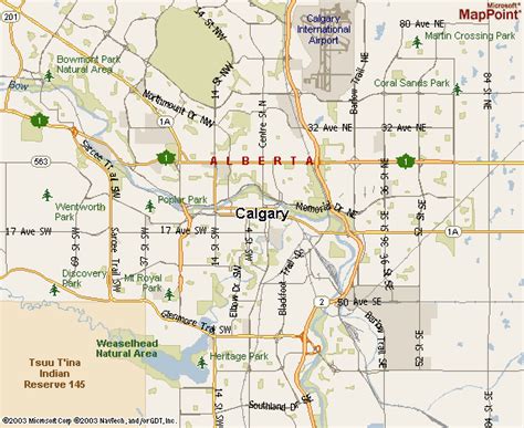 Calgary Police District Map