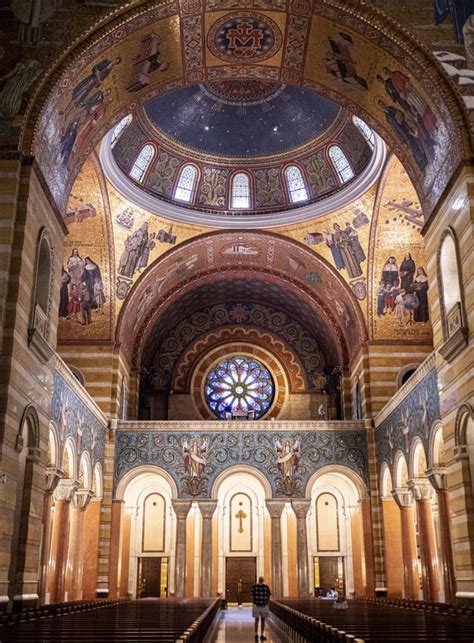 Cathedral Basilica of St. Louis interior, St. Louis, Missouri. 1914 : r ...