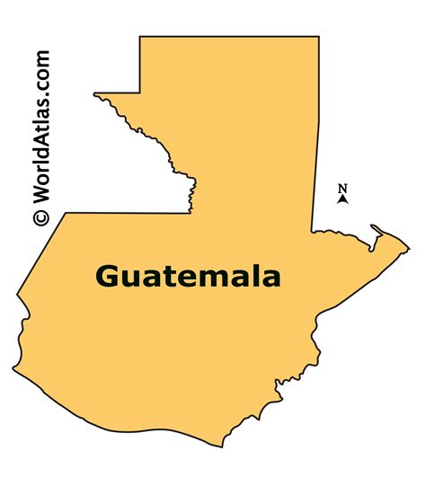 Guatemala Map With Capital