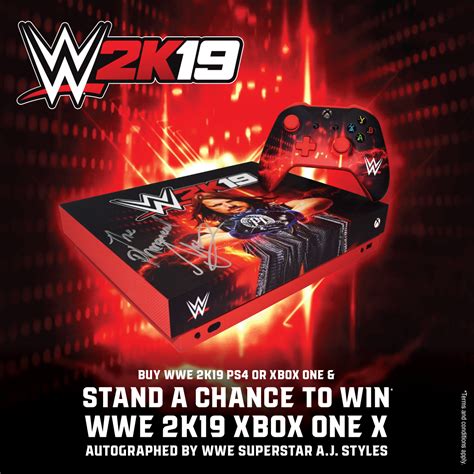 Participate and stand a chance to win WWE 2K19 themed Xbox One X