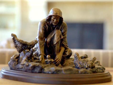 "His Gathering" Small Bronze Sculpture – AJ Sculptures