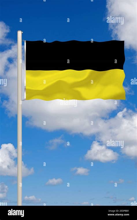 Flag of Baden-Wurttemberg, Germany, Baden-Wuerttemberg Stock Photo - Alamy